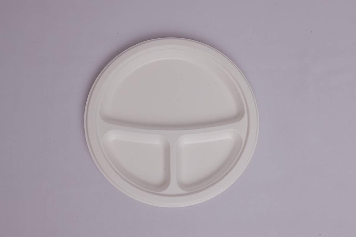 10 Inch 3 Compartment Plate